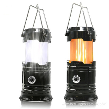 Solar Camping Tent For outdoor Hiking Flam Lantern